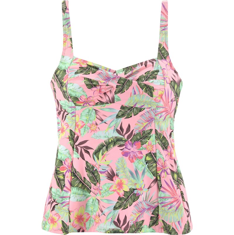 s.Oliver Tankinový top vodová / žltá / zelená / rosé 67036399