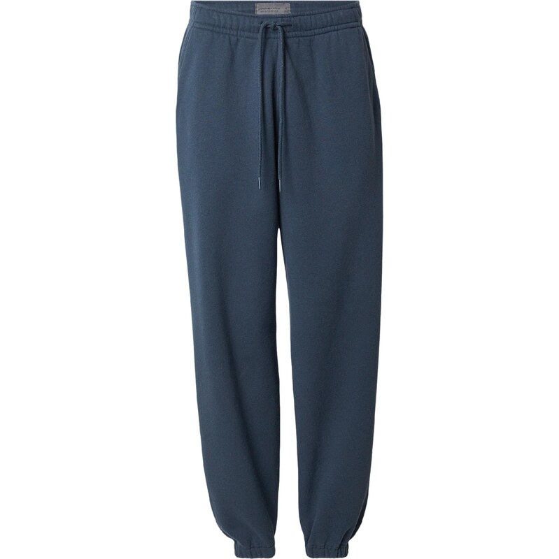 Abercrombie & Fitch Nohavice ESSENTIAL modrosivá 67036701