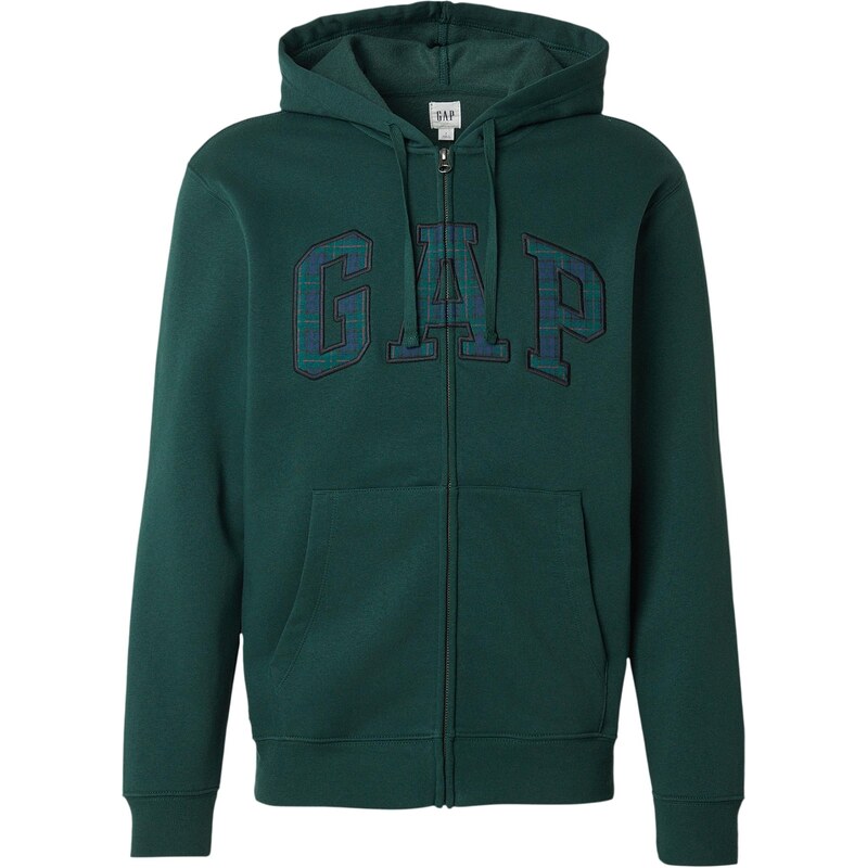 GAP Tepláková bunda HERITAGE tmavomodrá / zelená / červená / čierna 67036732