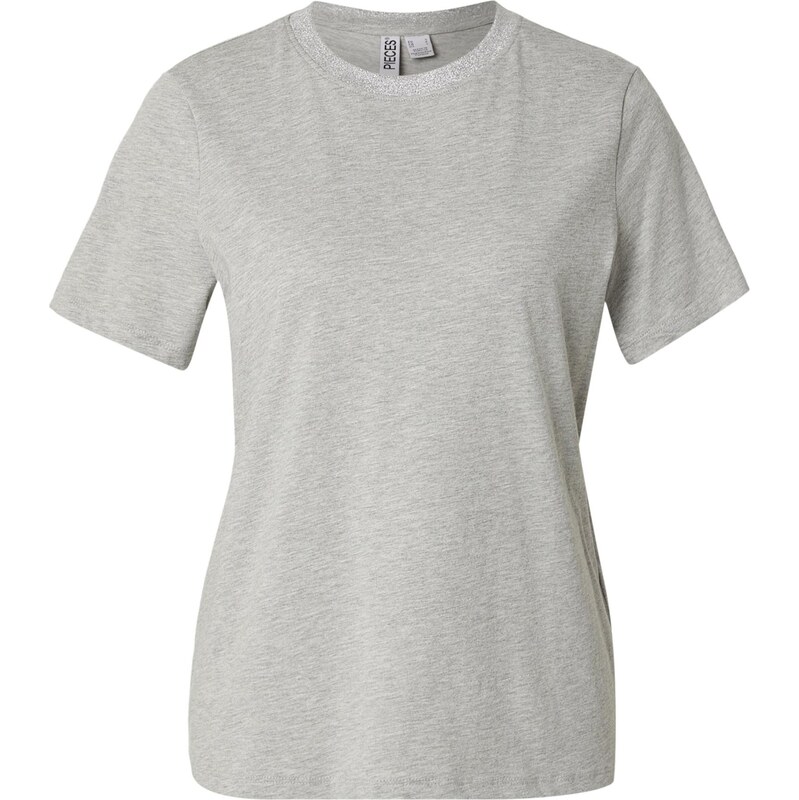 PIECES Tričko PCRIA sivá melírovaná 67036486