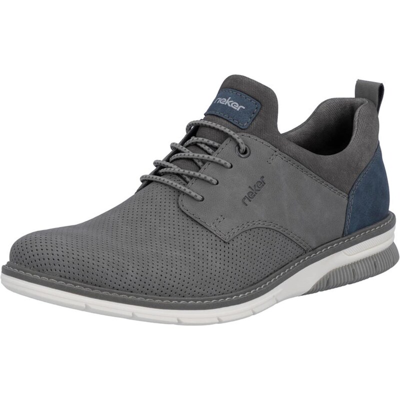 Rieker Športové šnurovacie topánky zafírová / tmavosivá 67036551