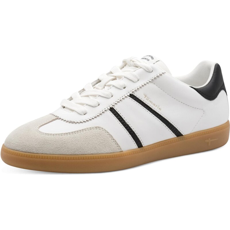 Tamaris Nízke tenisky tmelová / čierna / biela 67036565