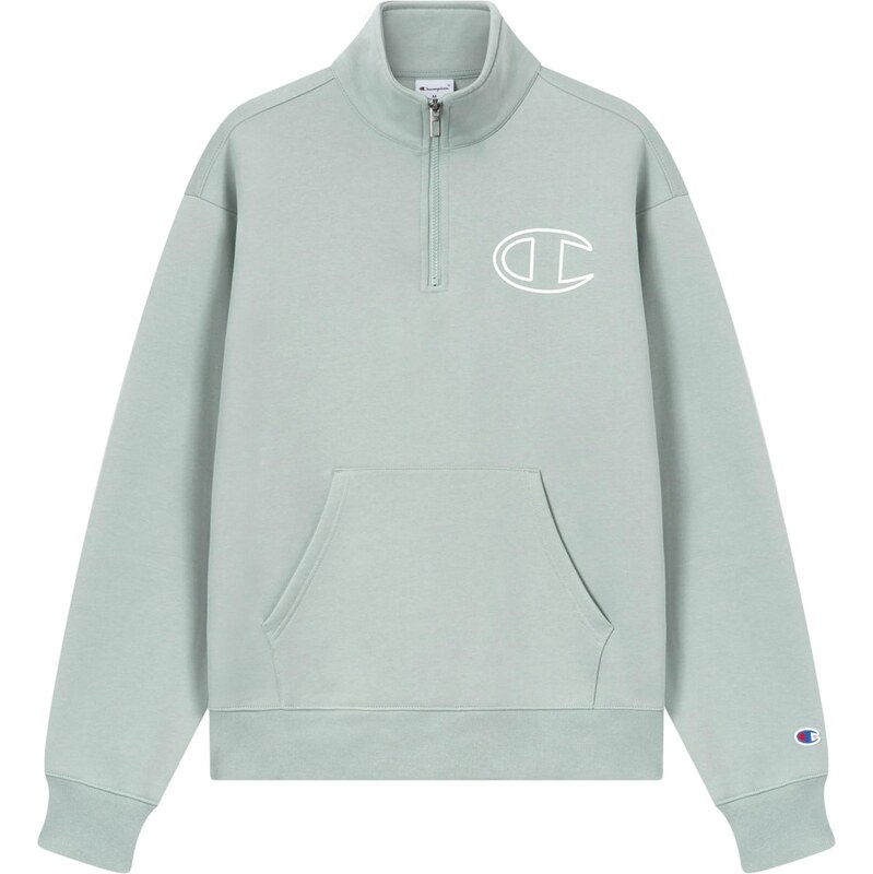Champion Authentic Athletic Apparel Mikina pastelovo zelená / biela 67036647