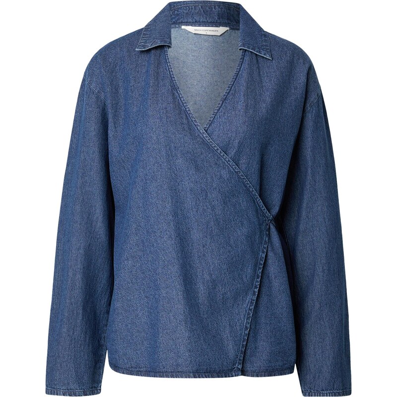 MSCH COPENHAGEN Blúzka Aniela modrá denim 67036708