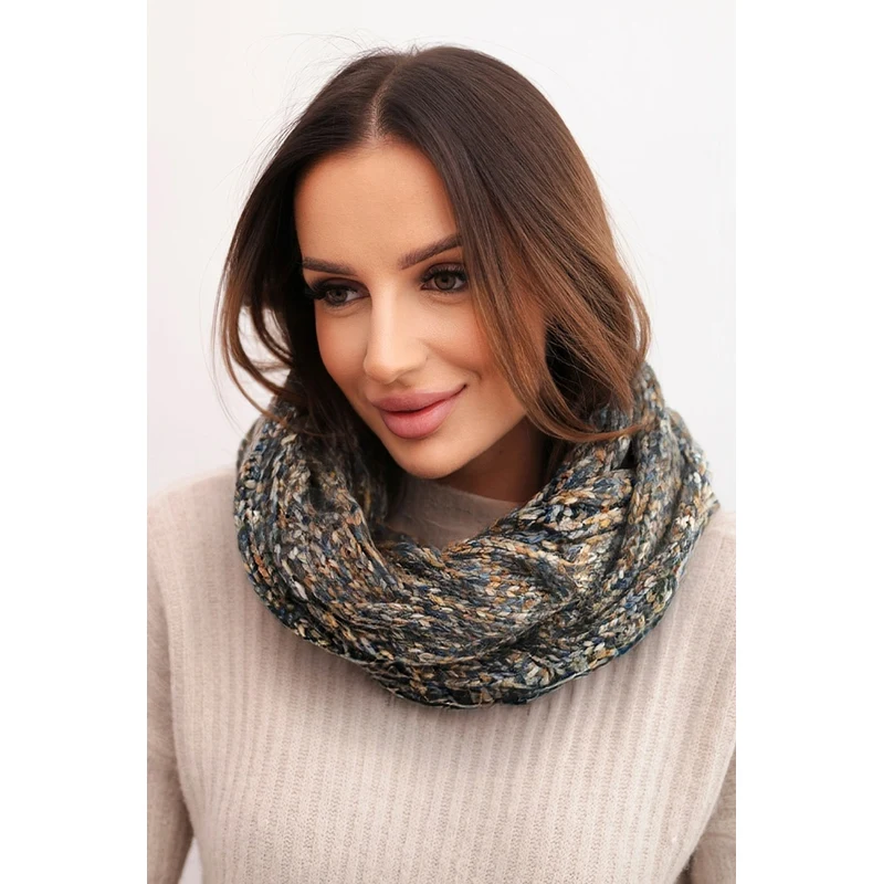 Kesi Dámsky hrubý melírovaný zimný šál 67038814