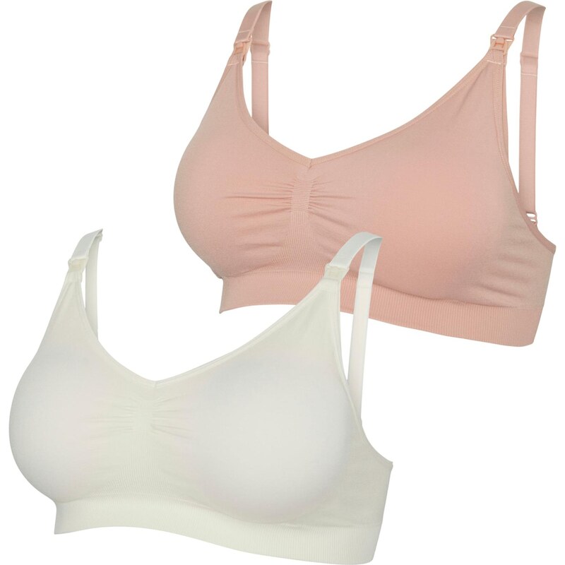 MAMALICIOUS Podprsenka na dojčenie MLIlja ružová / biela 67039059