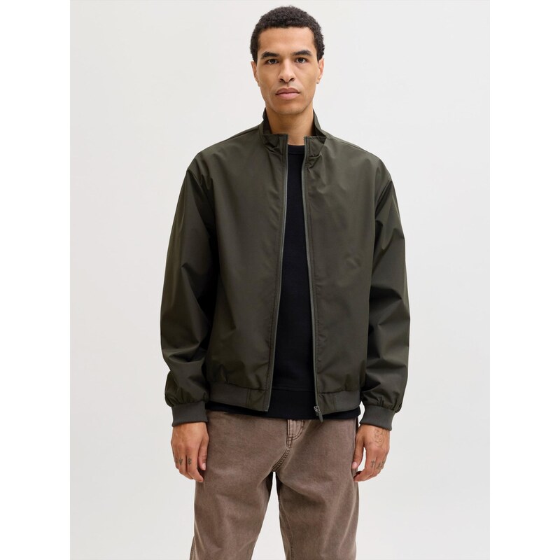 JACK & JONES Prechodná bunda JJECHARGE tmavozelená 67039106