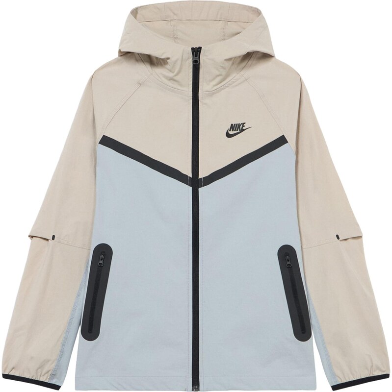 Nike Sportswear Prechodná bunda pastelovo modrá / kamenná / čierna 67039113