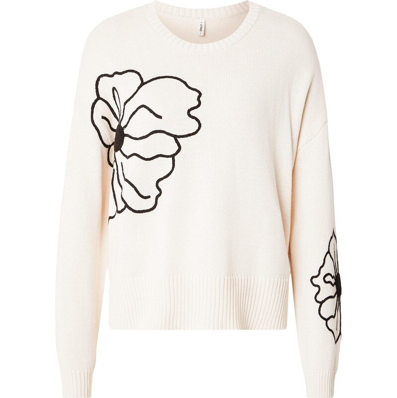 ONLY Sveter ONLPetra nebielená / čierna 67039132