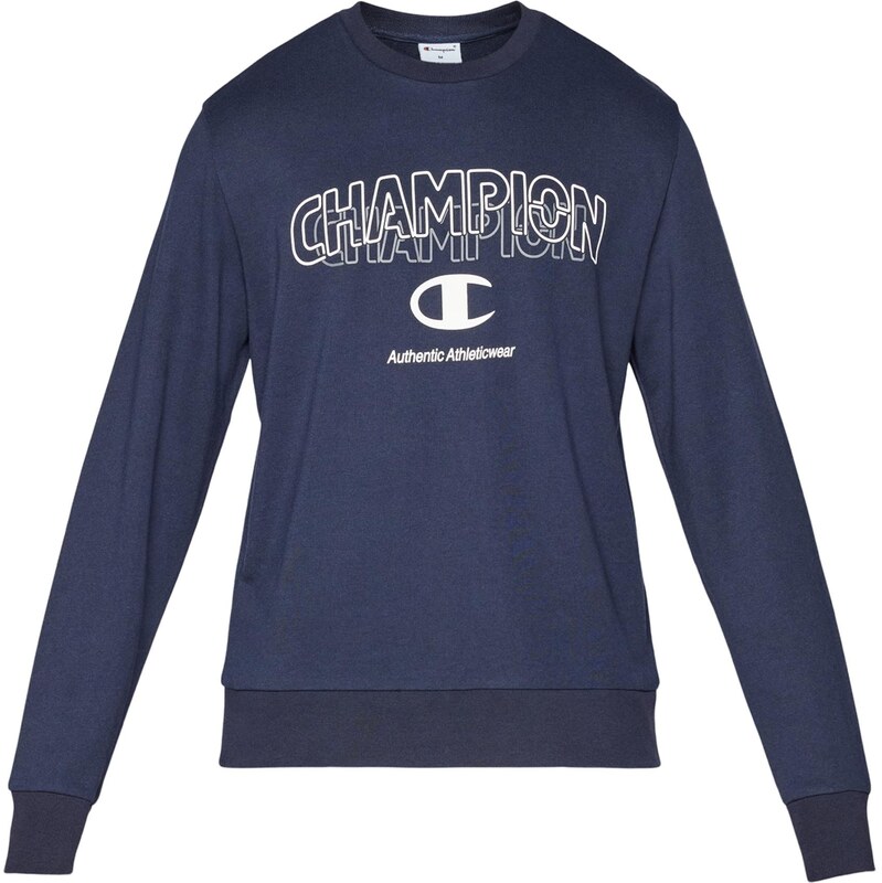 Champion Authentic Athletic Apparel Mikina námornícka modrá / biela 67039206