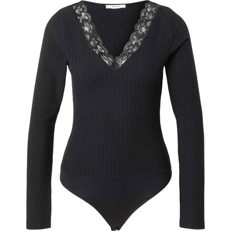 ABOUT YOU Košeľové body Sophia čierna 67039293