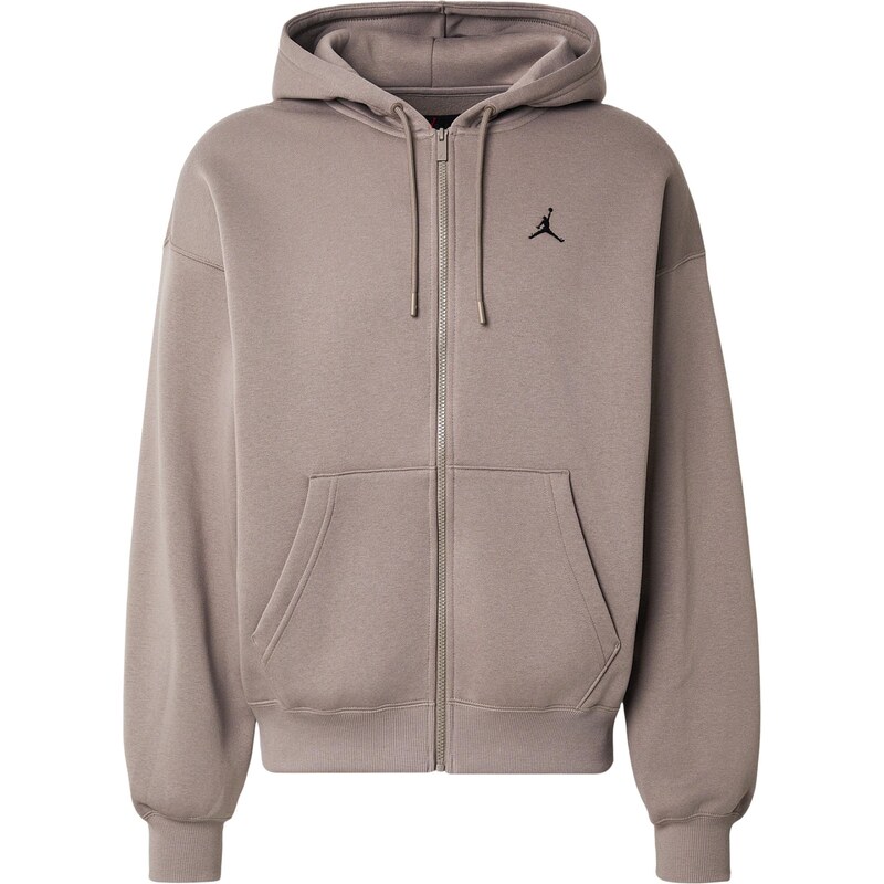 Jordan Tepláková bunda Brooklyn farby bahna / čierna 67039327