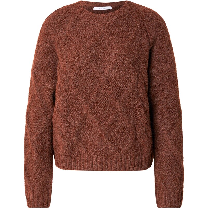 ABOUT YOU Sveter Mala tmavohnedá 67039319
