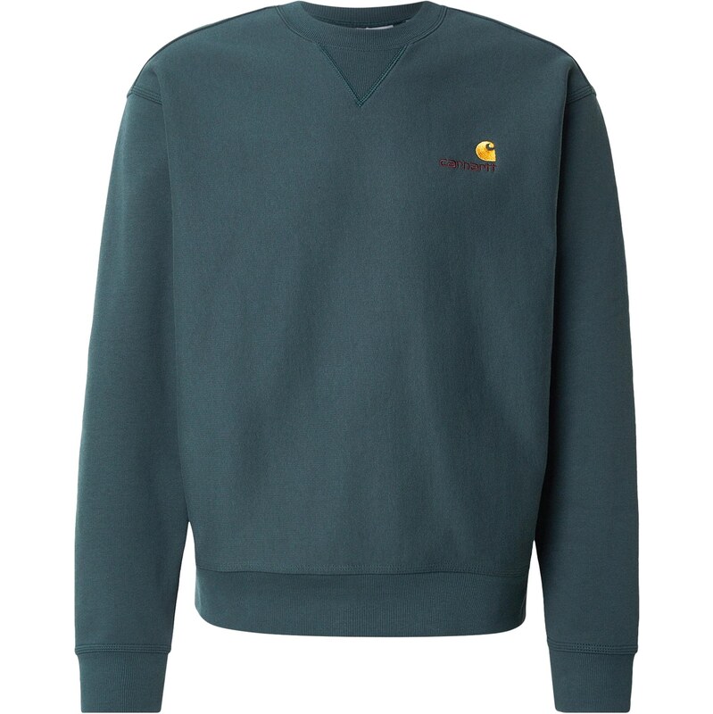 Carhartt WIP Mikina American Script tmavozelená 67039370