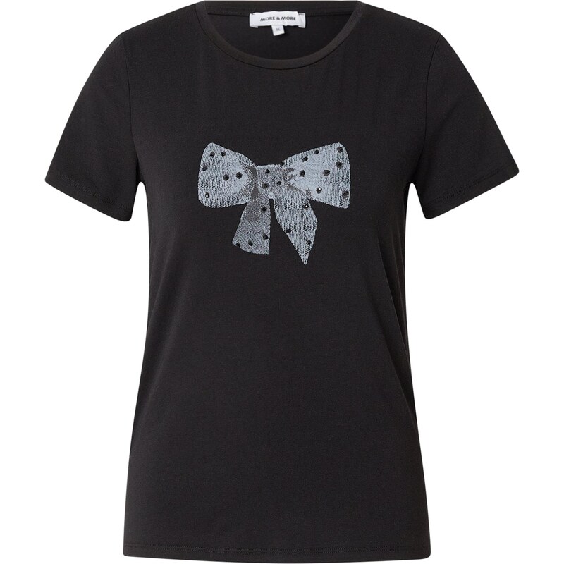 MORE & MORE Tričko svetlosivá / čierna 67039430