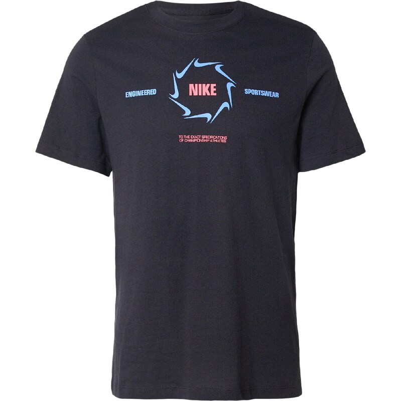 Nike Sportswear Tričko SWSH azúrová / eozín / čierna 67039488