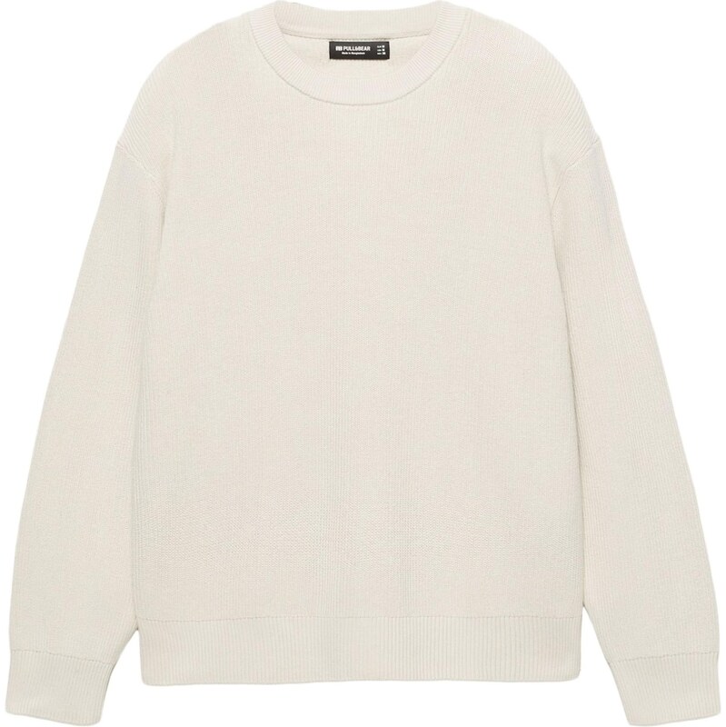 Pull&Bear Sveter prírodná biela 67039242
