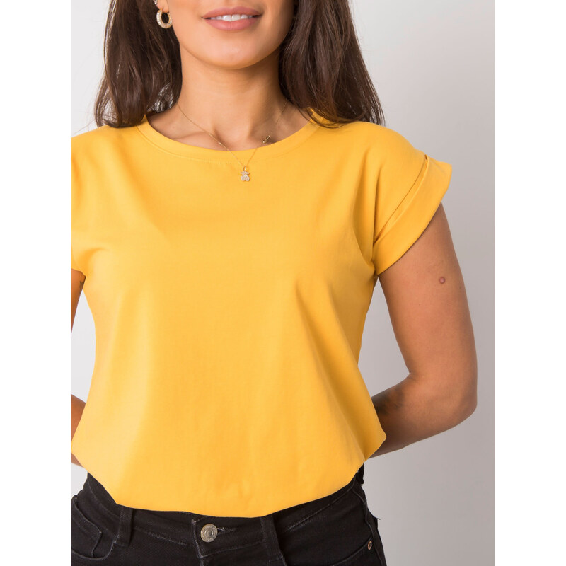 BASIC Dámske svetlooranžové tričko RV-TS-4833.21P-light orange 18775061