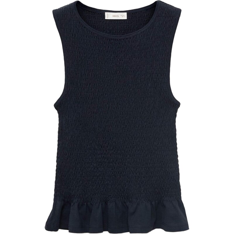 MANGO TEEN Top FRIDAY námornícka modrá 67041080