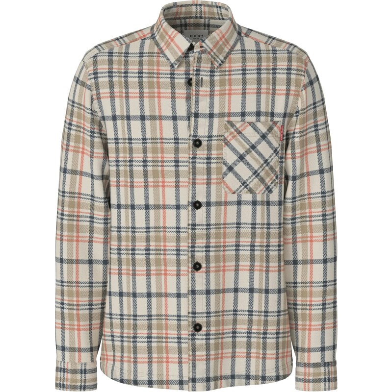 JOOP! Jeans Košeľa Harvi čadičová / kaki / koralová / prírodná biela 67041098