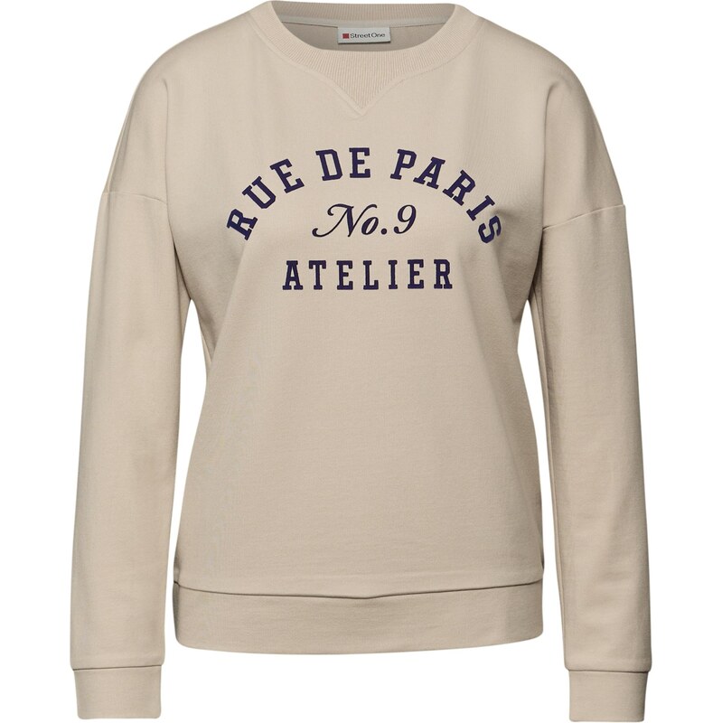 STREET ONE Mikina tmavobéžová / čierna 67041116