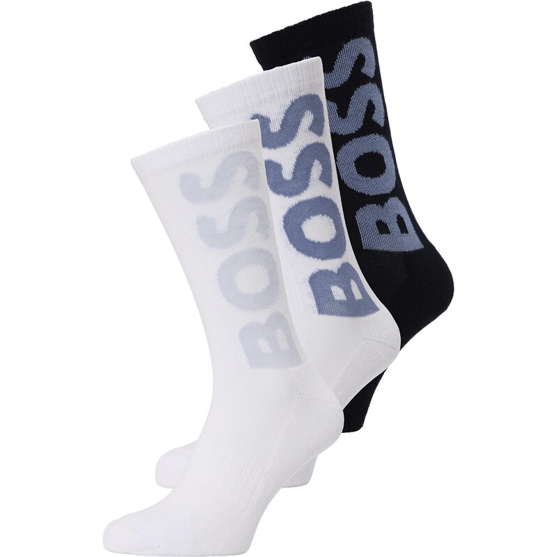BOSS Ponožky zafírová / modrosivá / čierna / biela 67041136