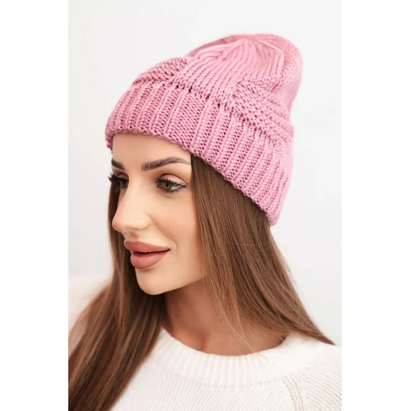 Dámska zimná čiapka Kesi K462 svetlofialová 67044614