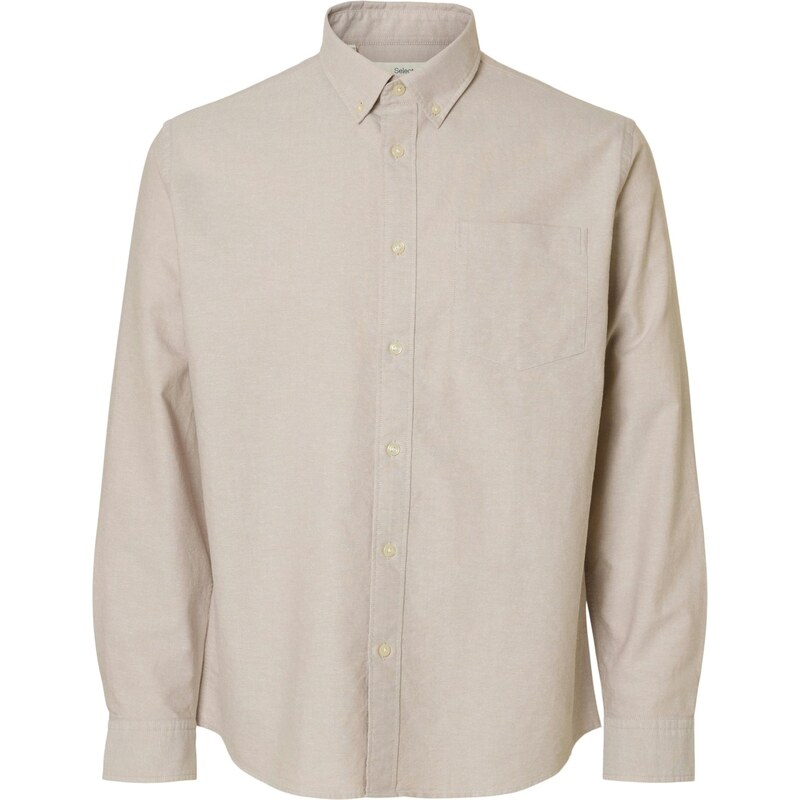 SELECTED Košeľa SLHRick kapučíno 67057722