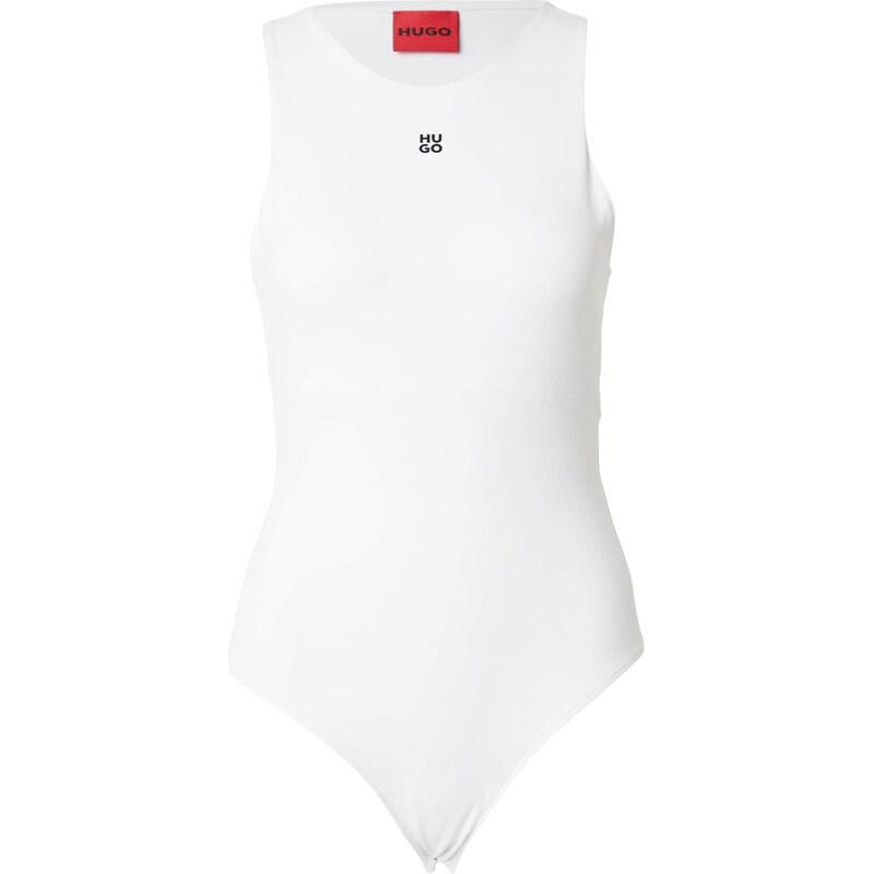 HUGO Košeľové body Dasiel čierna / biela 63546241