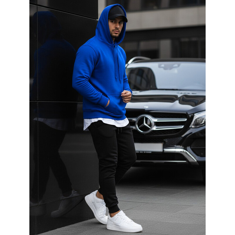 BASIC Pánska mikina modrá bx2392 5410396