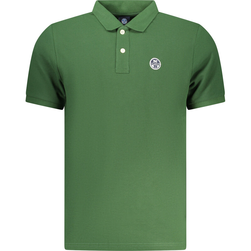 North Sails Pánske polokošele s krátkym rukávom, zelené 67066290