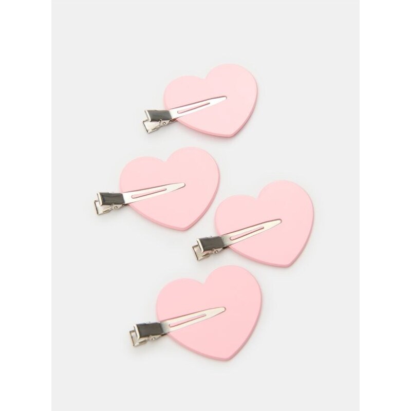 Sinsay - Sponky do vlasov bez záhybov balenie 4 kusy - pastelová 67101811