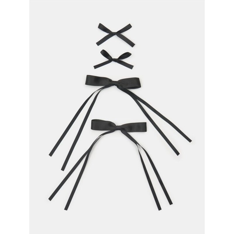 Sinsay - Spona do vlasov 4 pack - čierna 66216728