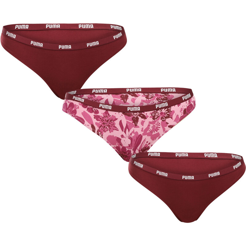 3PACK dámske tangá Puma viacfarebné (701236423 001) 67061044