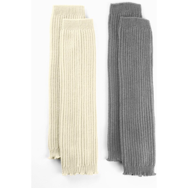 bonprix Návleky na nohy (2 ks), farba biela 67062155