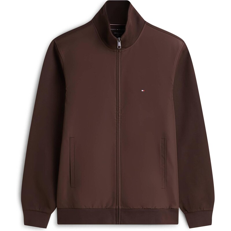 TOMMY HILFIGER Tepláková bunda ESSENTIAL hnedá 67067775
