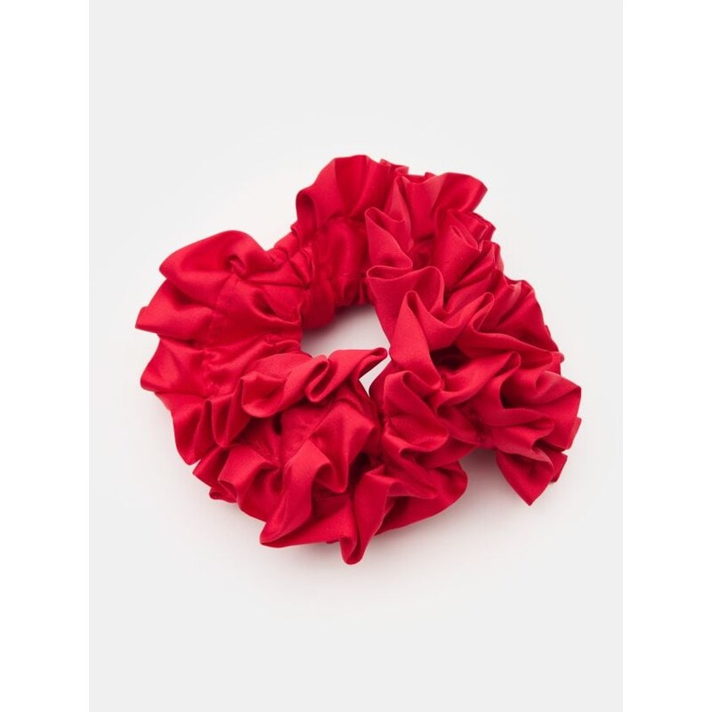 Sinsay - Gumička do vlasov scrunchie - červená 67077798