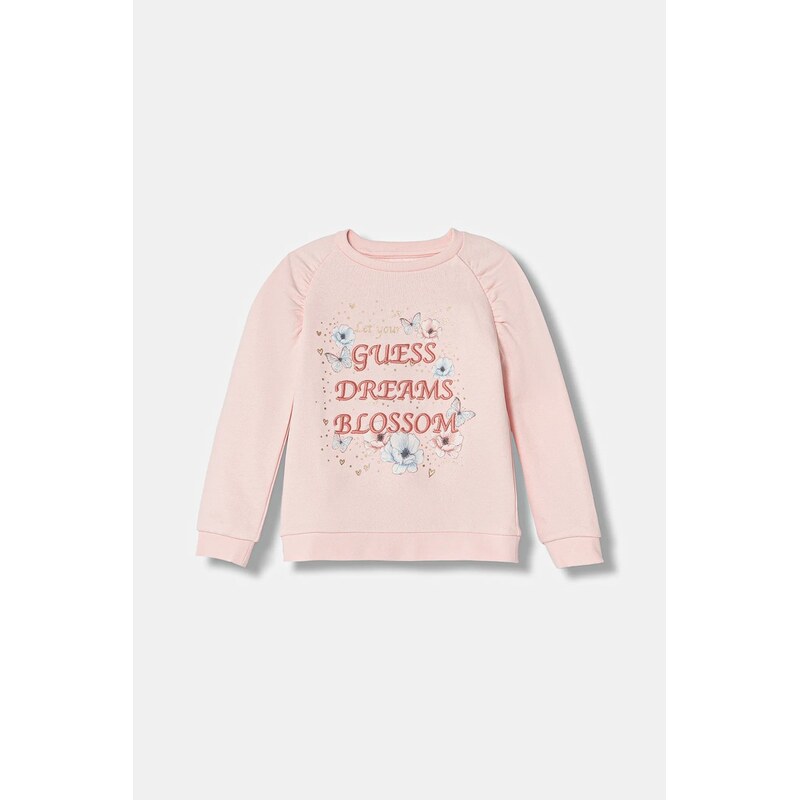 Detská bavlnená mikina Guess 67068816