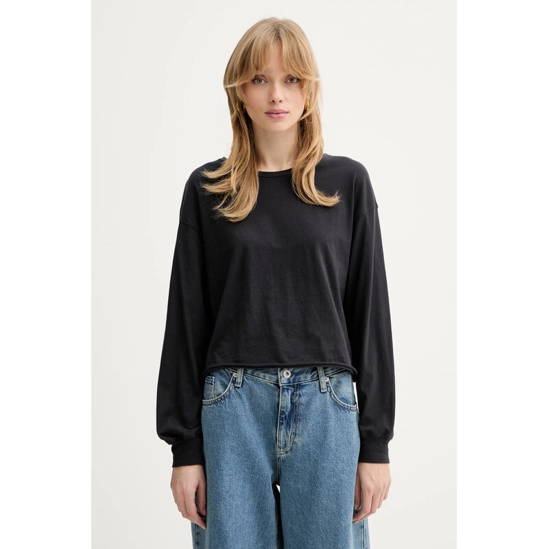 Bavlnené tričko s dlhým rukávom American Vintage 67068755