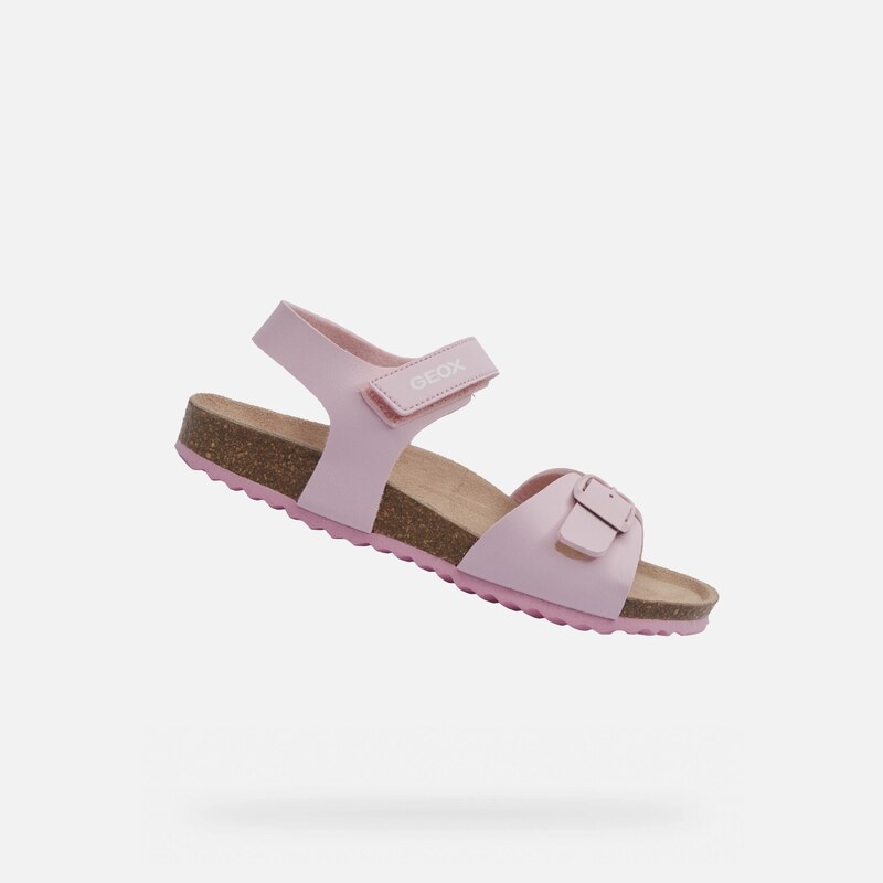 Pink Girls Sandals Geox Adriel - Girls 65421147