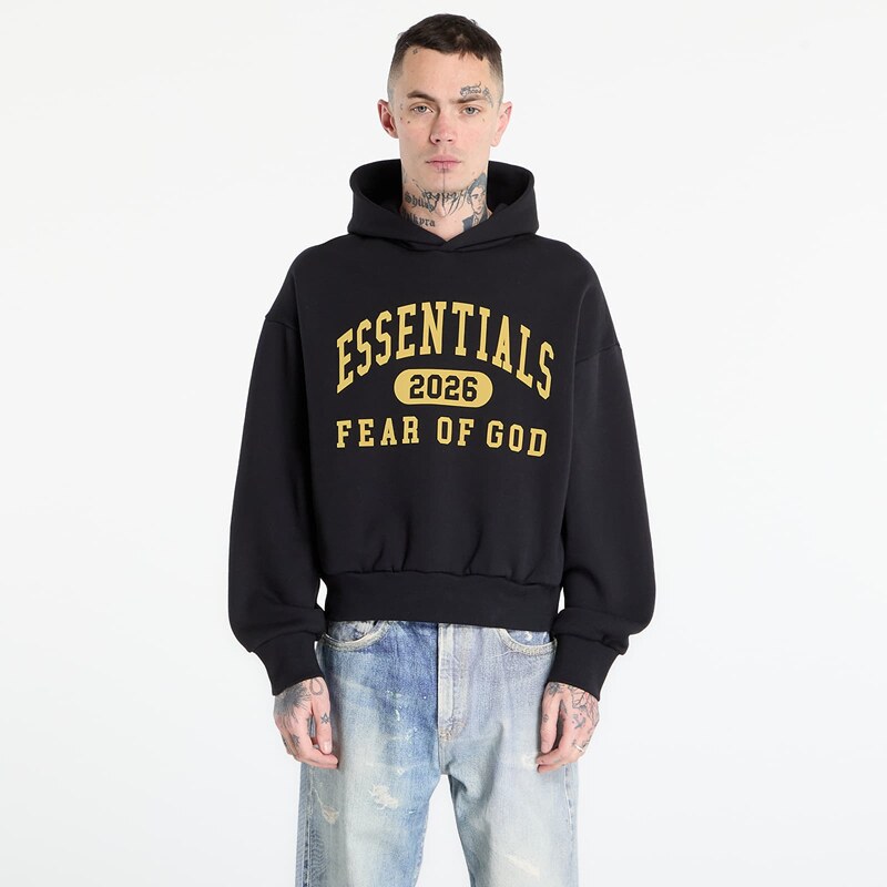 Mikina Fear of God Essentials Classic Hoodie Vintage Black XXL 67074827