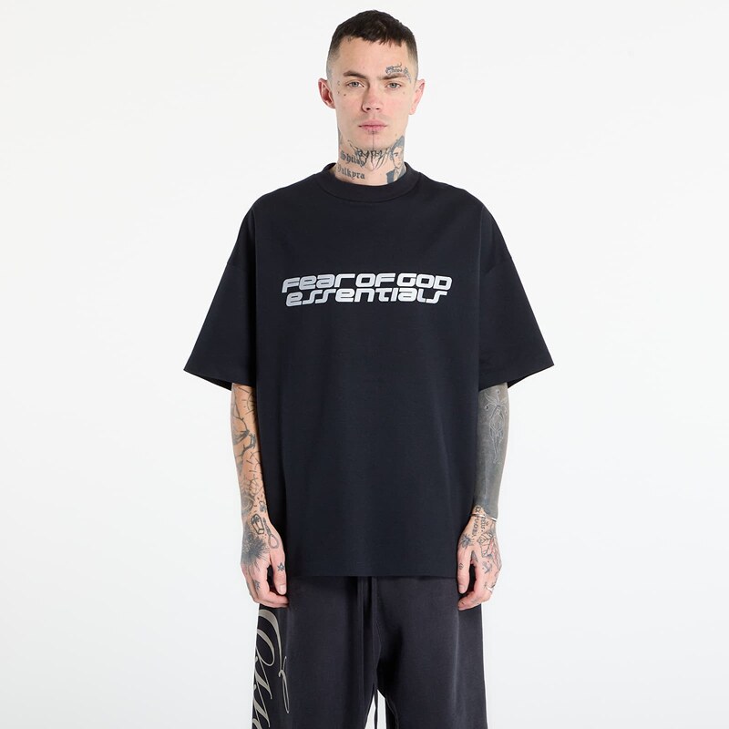Tričko Fear of God Essentials 90S Short Sleeve Tee Vintage Black M 67277181