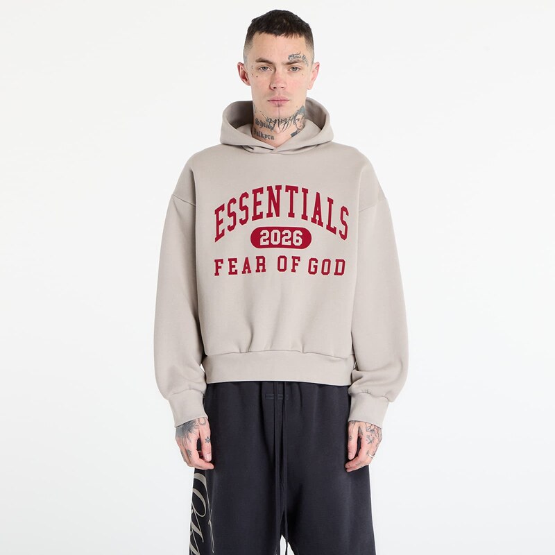 Mikina Fear of God Essentials Classic Hoodie Smoke Grey L 67074816