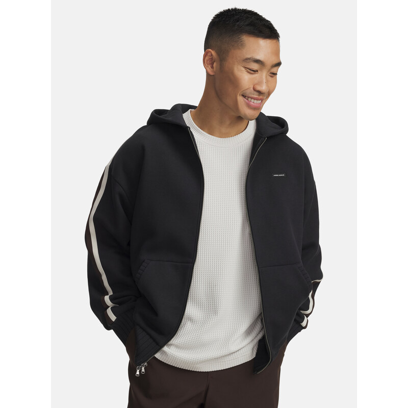 Pánska mikina Under Armour UA Icon Heavy Rib FZ-BLK 67107287