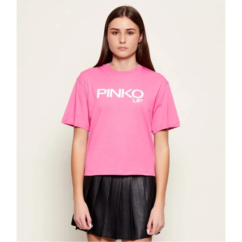 Pinko UP Tričko JERSEY | Cropped Fit 48890416