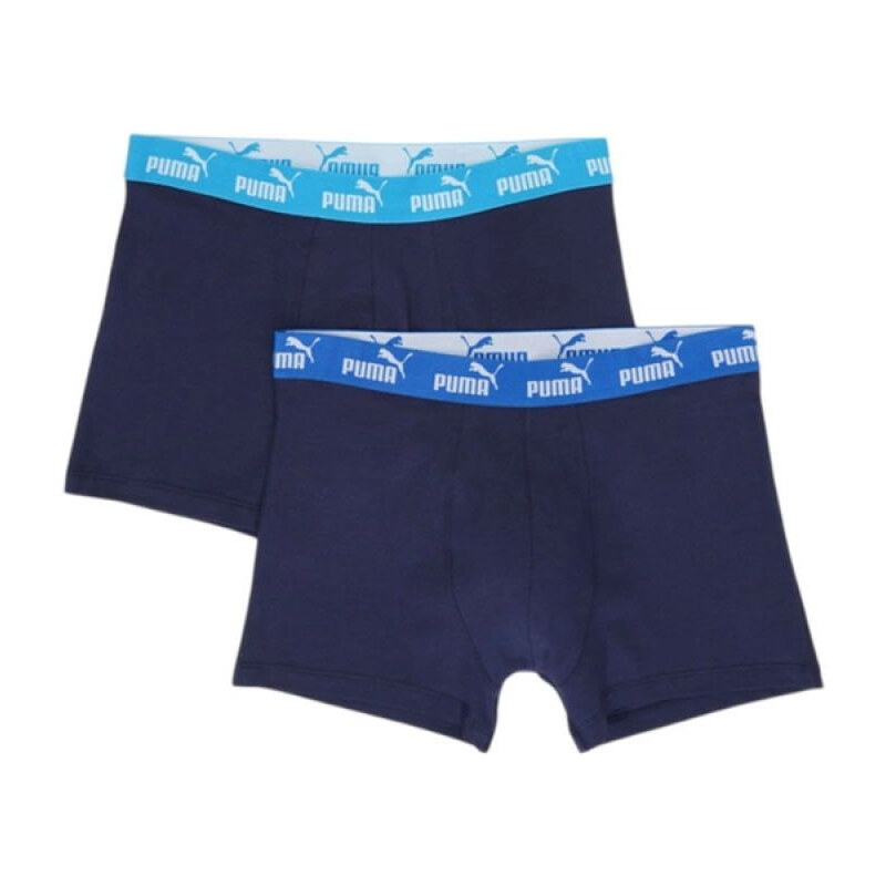 Pánske boxerky Puma 2-Pack tmavomodré z príjemnej bavlny 67262406