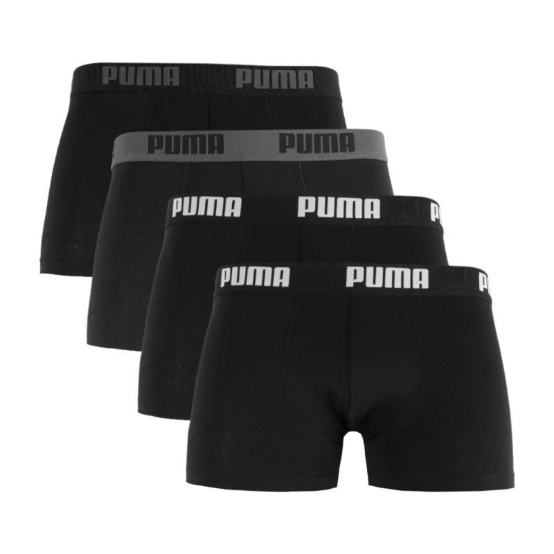 Pánske boxerky Puma Basic 4pak black 938198 01 67262412