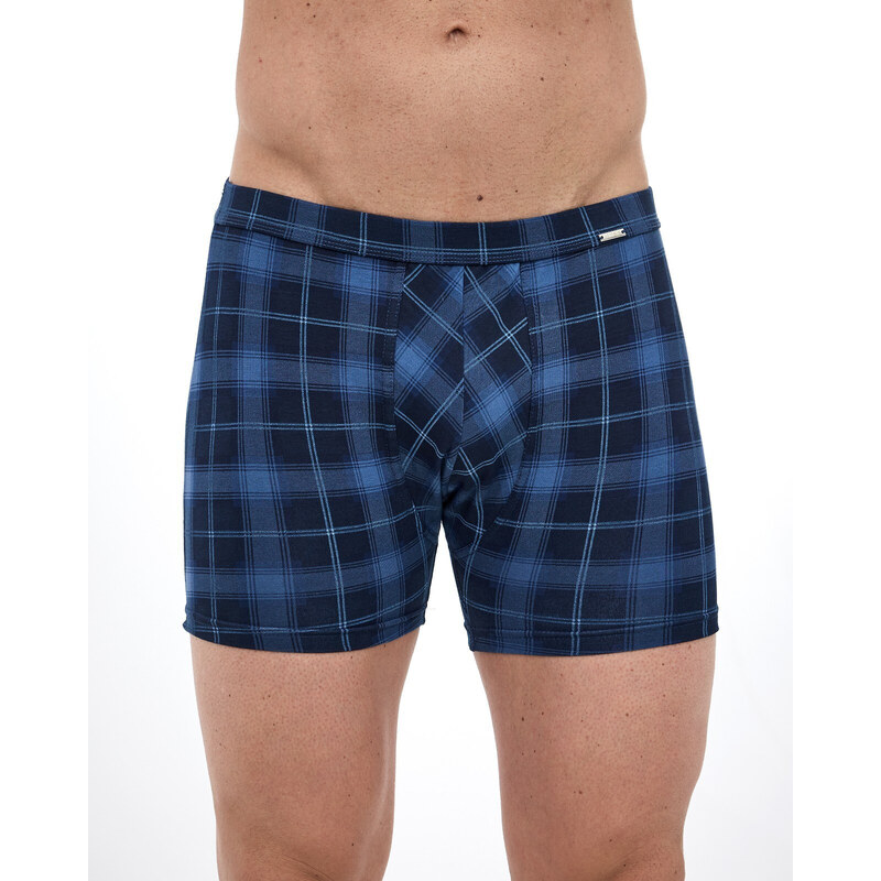 Pánske boxerky Prime 904/130 Dark Blue Pattern - Cornette 67262902