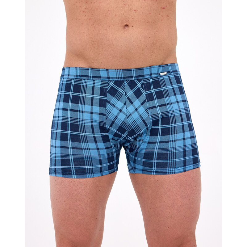 Pánske boxerky Prime 904/128 Light Blue s modrým vzorom - Cornette 67262906