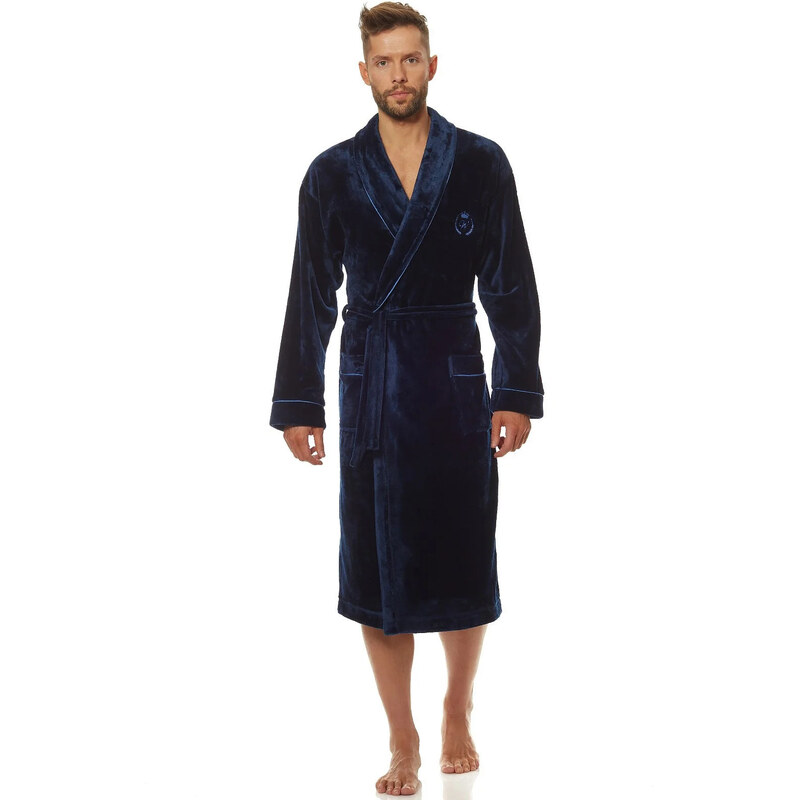 Pánsky župan 2111 Luca tmavomodrý - L&L 67075452